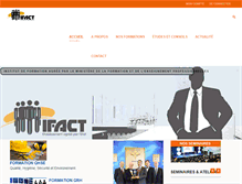 Tablet Screenshot of ifact-dz.com